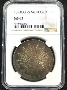 1893 GO RS NGC MS 62 GCg 8 AX LVR #2629