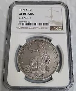 1878-S ����h�� NGC XF �ڍ� �N���[�j���O�ς� D56