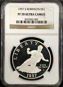 1997 �W���b�L�[ ���r���\�� �V���o�[ $1 NGC PF70??�����ȕi��??