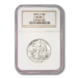AJ EH[LO oeB n[t_[ 50Zg 1943 S NGC MS-65