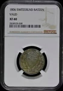 :1806 10-by/1-obc XCX KM# 8 NGC XF 40 [|bv AeB R-10 gbv|bv