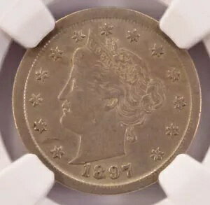 1897 5c oeB jbP u[hXgbN NGC AU53