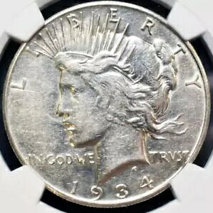 1934-S AU �ڍ� NGC ���a�h�� ID#DD567