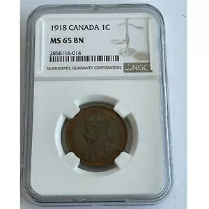 1918 1CENT CAN ? �O���[�h MS-65BN - NGC