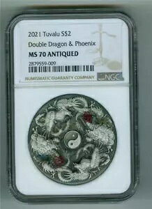 �c�o�� 2021 $2 �_�u�� �h���S�� & �t�F�j�b�N�X �J���[���C�Y 2 �I���X.9999 �V���o�[ NGC MS-70