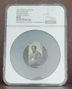 2012 NGC PF 69 NIUE 1oz �V���o�[ $2 �uAPOSTLE PAUL�v �A���h���C ���u���t / �J���[���C�Y�h