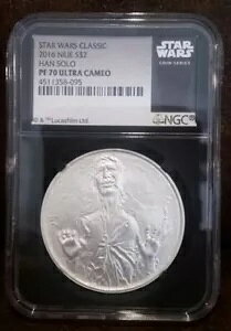 2016 X^[ EH[Y jEG NGC PF70 $2 Vo[ "HANS SOLO" Eg JI/ubN RA