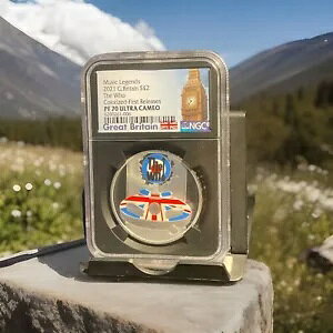 2021 UK Music Legends THE WHO 1IX Vo[ v[t J[CYh ?2 RC NGC PF70 UC FR