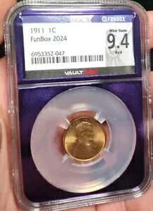 ボールトボックス パープルコア 1911 1C MS64 レッド