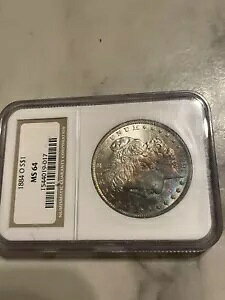 1884 o NGC Ms 64 �����K�� �_���[ �����X�^�[ �g�[�� ���� ����!