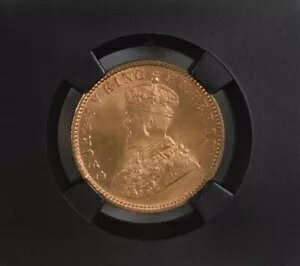 1935 C KG V ueBbV Ch 1/4 Ai ubN RA - NGC O[h MS 67 RD