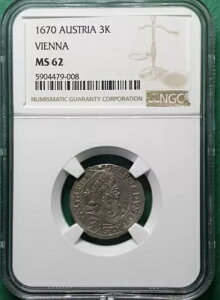 1670 I[XgA 3 NCc@[ EB[ Vo[ NGC MS 62