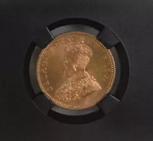 1935 C KG V ueBbV Ch 1/4 Ai ubN RA - NGC O[h MS 67 RD