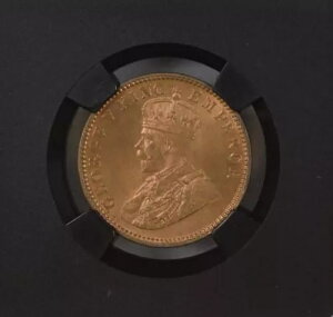 1935 C KG V ueBbV Ch 1/4 Ai ubN RA - NGC O[h MS 67 RD
