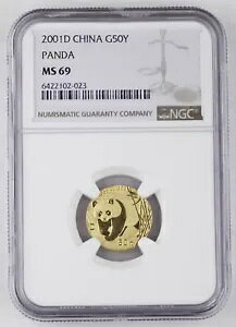  2001 D 50  1/10 gCIX 999 S[h p_ RC NGC MS69 x^[ oGeB