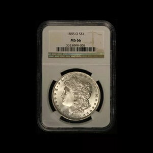 1885-O $1 ���[�K�� �V���o�[ �_���[ NGC MS66 - �������� �č�