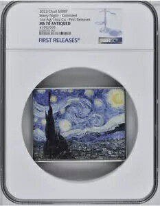 NGC MS70 FR t@ Sbz ̖ J[ 1 IX Vo[ RC +14 IX  2023