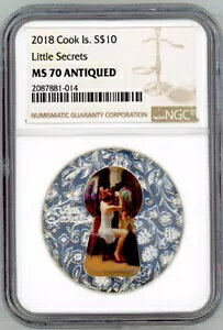 POP 6 LITTLE SECRETS �h�A�z�[�� 2 �I���X �V���o�[ �R�C�� 10$ �N�b�N���� 2018 NGC 70
