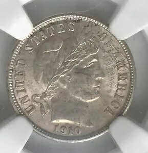 1910 US o[o[ Vo[ _C 10C MS64 zCg uU[ NGC (3908672-009)