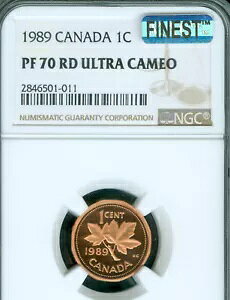 1989 CANADA CENTS NGC PF70 UHCam MAC ōO[h & X|bgX 2,000  1 B