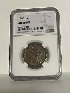 NGC AU-58 BN 1848 �҂ݍ��ݖ� �傫�ȃZ���g�A����̂���A���݂���̂悤�ȉs���W�{�B