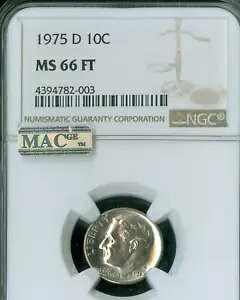 1975 v[Yxg _C NGC MS66 FT PQ 2ND ōWXg MAC X|bgX A *