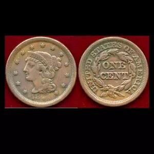 1854 1C �I���W�i���J���[ & �\�ʕ҂ݍ��݃w�A ���[�W CENT++