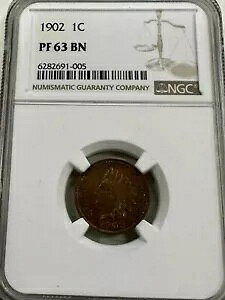 �X�g���C�L���O �v���[�t NGC �X���u 1902 PF63BN PF63 BN �v���[�t �C���f�B�A�� �Z���g 1 1 �y�j�[ �R�C��