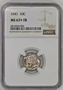 1941 10c Vo[ }[L[ _C NGC MS67+FB vX O[h toh Jt g[jO