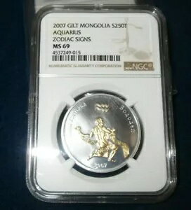 S 250t ANGAX ]fBAbN 24kt S[h .925 Vo[ 1/2 IX RC 2007 NGC MS69