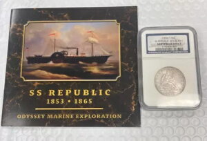 1858-O �V�[�e�b�h ���o�e�B �n�[�t 50c SS ���p�u���b�N �_�u���h 1 NGC ��j�D�G�t�F�N�g N74