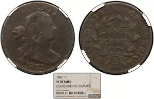 1802 1c �h���[�v �o�X�g ���[�W �Z���g - NGC VF �ڍ� - �I���W�i�����b�N - SKU-B2235