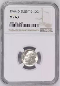 1964 D NGC 10 MS63 �u�����g 9