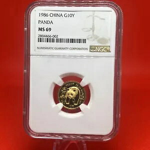1986 �S�[���h �`���C�i �p���_ 10 �� NGC MS 69 1/10oz G10Y �������R�C��