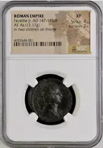 ���[�}�鍑 AD 147-175/6 �t�@�E�X�e�B�i Jr �u�����Y�ANGC XF �̎q���Ƃ��ĉ��ʂɏA��
