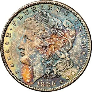 NGC MS64 hȃC{[g[̃u[IW L@@K AT THIS ONE 1886 [K