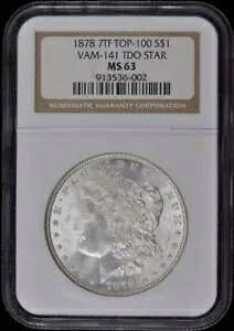 1878 7TF TOP-100 �����K���h�� VAM-141 TDO STAR S$1 NGC MS63
