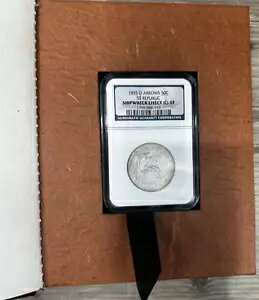 1855 O Arrows SS Republic NGC Shipwreck Effect 50C Seated Liberty inDisplay Book