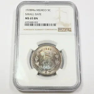 1928 Mo NGC MS65 BN - �����t - ���L�V�R - �g�[�� 5C �t�@�C�u �Z���^�{�X �R�C�� #43527A