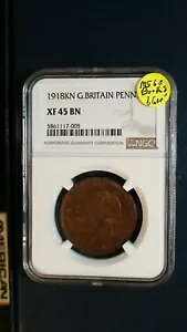 1918 KN イギリス ペニー NGC XF45 BN 1P コインを今すぐ販売価格で販売します!