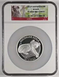 2012 �I�[�X�g�����A $8 �R�A�� NGC PF 69 �E���g�� �J���I 5�I���X �t�@�C�� �V���o�[