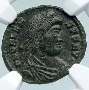 VALENS �Ñ�Â� 364 AD �����[�}�鍑 CHRISTIAN CHI-RO �R�C�� NGC i89418