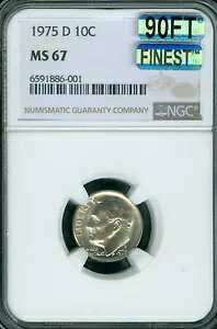 1975 D [Yxg _C NGC MS67 PQ MAC 90FT MAC FINEST & SPOTLESS tB[g $2,000*