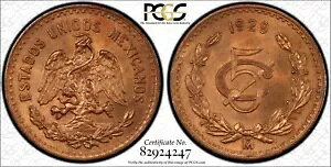 LVR GX^hX EjhX 1929 5 Z^{X RC PCGS F  MS65-RB