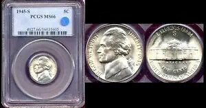1945-S 5C PCGS MS66-~g X^[-IWi J[ & \ WFt@[\ jbP++