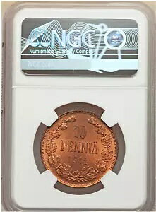 ԁItBh VA 10 yjA 1914 RC MS 64 RB NGC