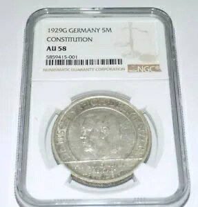 hCc C}[@ 1929G 5M 5 }N CqX}[N NGC AU58 AU 58 A RC