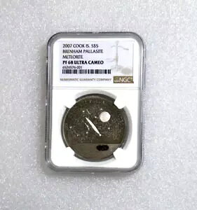 2007 �N�b�N���� $5- �u���i��覐� NGC PF68 �E���g�� �J���I 25gm �V���o�[ �R�C��