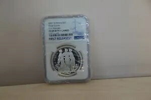 2021 �Z���g�w���i �}�X�^�[�s�[�X �X���[ �O���C�Z�X 2�I���X �V���o�[ �v���[�t PF69UC BOX/COA - 2,500