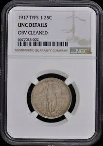 1917 TYPE 1 X^fBO oeB NH[^[ 25C NGC UNC ڍ